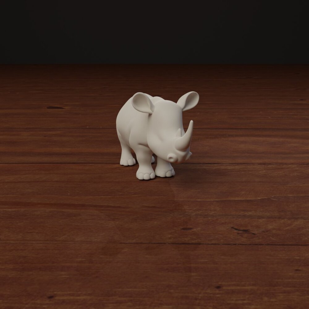 Rhino Mini Figure 2.5 Inches